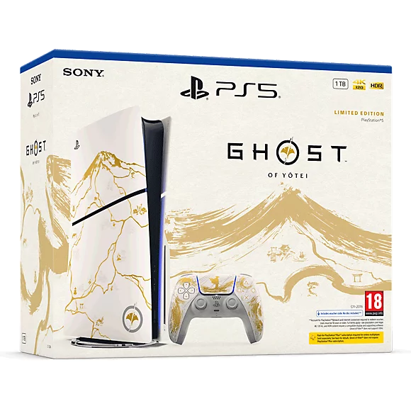 PlayStation®5 Console - Ghost of Yotei™ Gold Limited Edition Bundle (slim) PlayStation®5 Console - Ghost of Yotei™ Gold Limited Edition Bundle (slim)